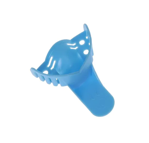 Vista 4 de HSB 108100 - Bandejas de impresión dental perforadas, rígidas, fáciles de recortar, desechables y sin distorsiones para impresiones dentales