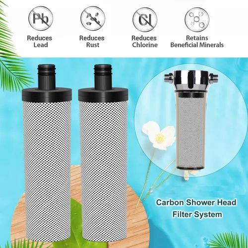Vista 3 de Water Fiter - Filtro de cabezal de ducha AQUAYOUTH 2.0, sistema de filtro de cabezal de ducha de carbono, elimina metales pesados y cloro