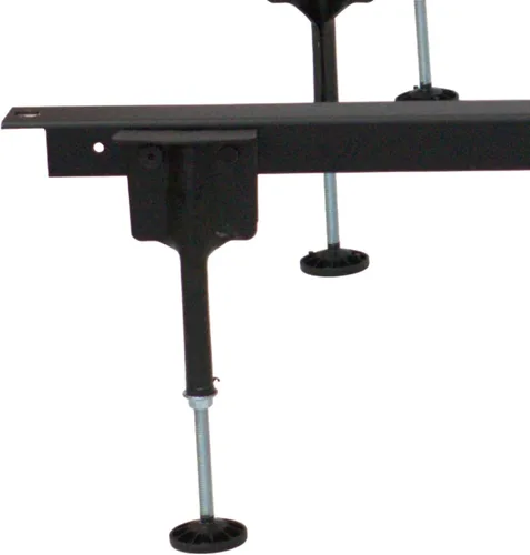 Vista 5 de Barras de soporte centrales de acero súper resistentes para marcos de cama de madera de perfil bajo Made in USA Reinforced Railroad Steel