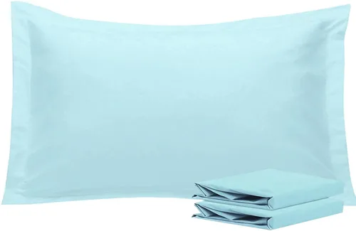 Vista 99 de NTBAY Fundas de almohada estándar, paquete de 2 fundas de almohada de microfibra cepillada de 20 x 26 pulgadas, súper suaves y acogedoras