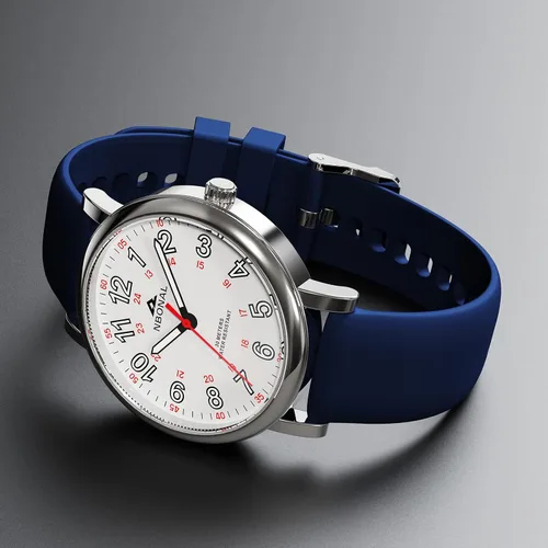 Vista 5 de Nurse Watch for Medical Doctor Professionals Student Easy Read Dial with Luminous 24 Hours Red Second Soft Silicone Band 30M Waterproof