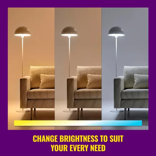 Vista 3 de WiZ Clear BA11 - Bombilla LED inteligente en forma de vela de 40 W de filamento blanco sintonizable, paquete de 1, E26, para interiores, se conecta