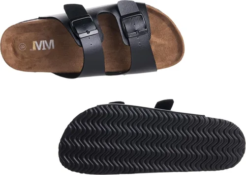 Vista 9 de WTW Arizona - Sandalias de corcho para hombre, con correa de hebilla de metal ajustable para hombre, estilo casual