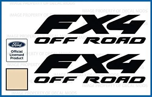 Vista 20 de FX4 Offroad - Adhesivos troquelados para Ford F250 F350 Super Duty (1997-2010), juego de 2 unidades, color negro brillante