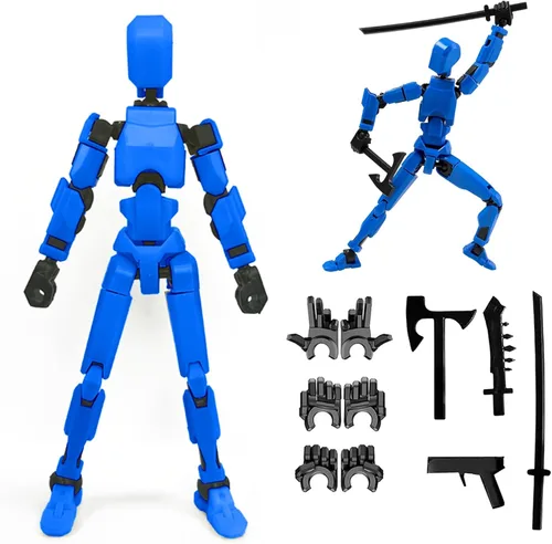 Vista 14 de Rugwun Figura de acción de Titan 13 2026, figuras de acción de robot móvil multiarticuladas, figura de acción impresa en 3D Nova 13, 13 figuras