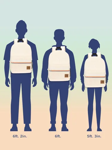 Vista 4 de Ocean Pacific OG - Mochila de pana para viajes, deportes, playa, trabajo, mochila casual para hombres y mujeres, se adapta a portátiles de 15.6