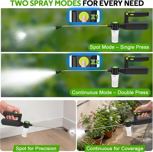 Vista 3 de Electric Diatomaceous Earth Duster, Small Dry Powder Applicator