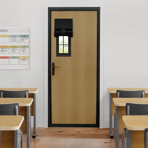 Vista 120 de HOMEIDEAS Cortinas Opacas para Aula para Puerta Principal, Cubierta de Ventana de Puerta de Aula, Persianas de Privacidad con Aislamiento Térmico