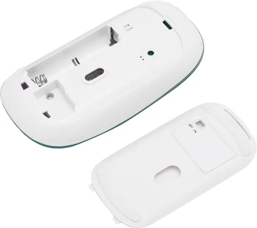 Vista 7 de Ratón inalámbrico para computadora, mini portátil inteligente de 3 velocidades Dpi ajustable inalámbrico USB para computadora portátil y tableta