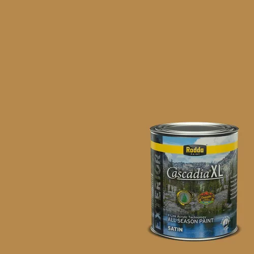 Vista 3 de Rodda Paint CASCADIA XL Pintura e imprimación satinada exterior en uno, cuarto de galón, resistencia industrial