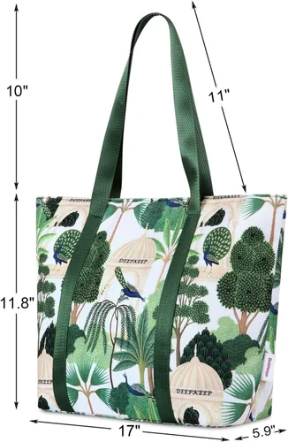 Vista 3 de Deepkeep Bolsos de mano bolso de mujer bolso de hombro de viaje de moda grande