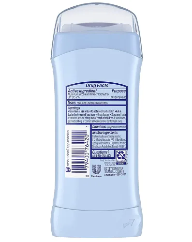 Vista 2 de Suave Desodorante 2.6 onzas 24 horas fresco invisible sólido (2.6 fl oz) (paquete de 2)