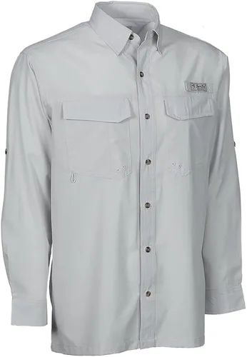 Vista 4 de BIMINI BAY OUTFITTERS LTD Bimini Flats V - Camisa de manga larga para hombre con BloodGuard Plus