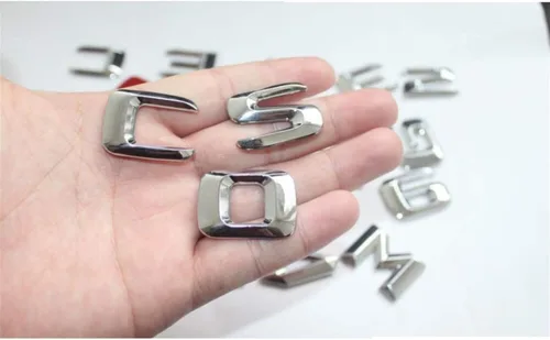 Vista 5 de Emblemas cromados para maletero de automóvil, emblemas para Mercedes Benz E43 E55 E63 AMG E200 E250 E300 E320 E350 E400 E180 4MATIC CDI (E350)