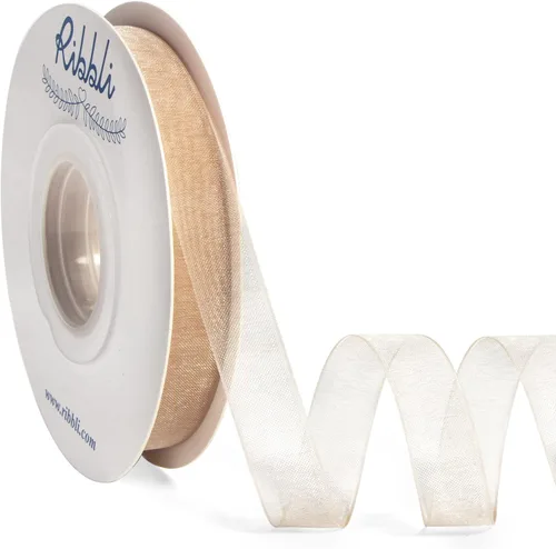 Vista 41 de Ribbli Cinta de organza azul aguamarina, 1 pulgada x 50 yardas, cinta transparente azul para envolver regalos, envoltura de galletas, decoración