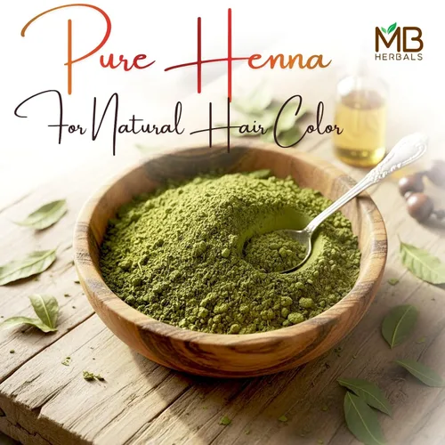 Vista 4 de MB Herbals Polvo de Henna 100% Natural y Pura 454 Gram 16 oz / 1.00 LB Para Color de Cabello Natural Naranja-Rojo Triple Tamiz Crudo No