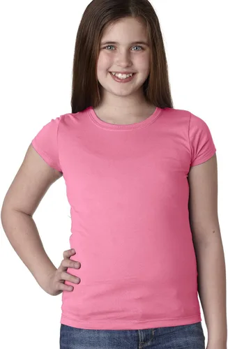 Vista 20 de Next Level Camiseta de punto acanalado de princesa para niñas grandes