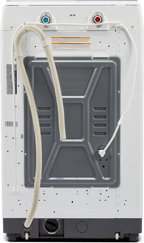 Vista 3 de Lavadora de carga superior portátil compacta de 2.0 pies cúbicos en color blanco