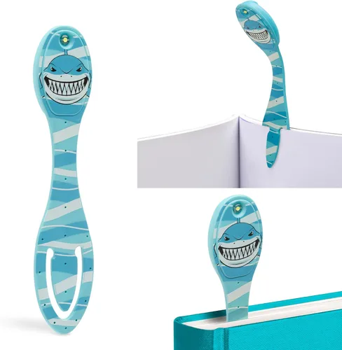 Vista 19 de Flexilight Pal - Luz de lectura 2 en 1, marcapáginas, luz LED con clip, lámpara de lectura para niños y adultos, accesorios de libro de regalo