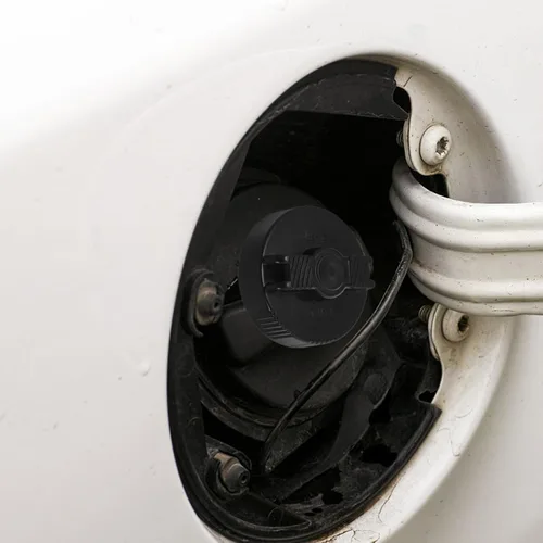 Vista 4 de Tapa del tanque de gas de la carretilla elevadora de 2 piezas: Tapa de llenado de aceite resistente con tornillo - Adecuado para carretillas