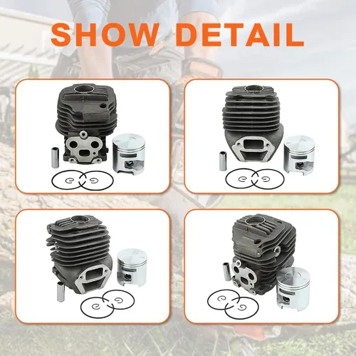 Vista 5 de 506 38 61-71, kit de cilindro de 2.008 in, para Husqvarna para socio K750 K760
