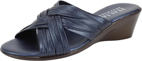 Vista 6 de ITALIAN Shoemakers Sandalias de cuña Saylor para mujer Negro Multi