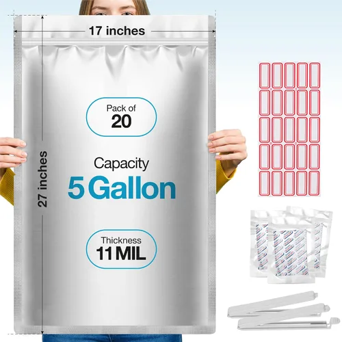 Vista 17 de BELLE KR® Bolsas pequeñas de Mylar de 3 x 5 para dulces liofilizados, paquete de 100 a 4 mil de grosor, bolsas transparentes de Mylar con ventana