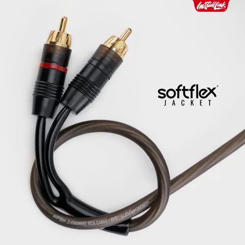 Vista 5 de Install Link Cable de audio RCA para subwoofer o cable estéreo, 2 canales, 12 pies