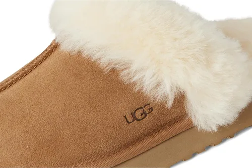 Vista 6 de UGG Pantuflas flexibles unisex para niños Castaño