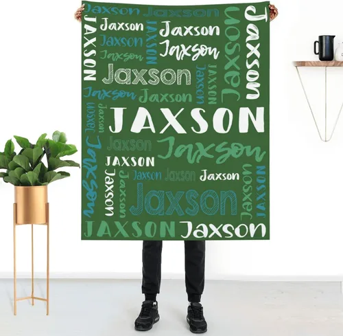 Vista 35 de Mantas de bebé personalizadas para niñas y niños con nombre, mantas de bebé personalizadas con nombre, mantas personalizadas para niños, artículos