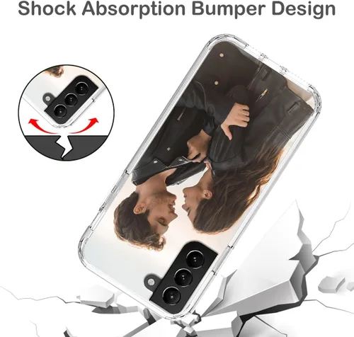 Vista 5 de Funda para teléfono con foto personalizada para Samsung Galaxy S21 5G, cubierta personalizada con imagen, texto, logotipo