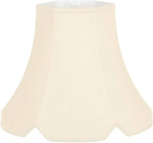 Vista 7 de Royal Designs - Pantalla hexagonal con muescas en V, oro antiguo, 5 x 10 x 9.5 pulgadas Dorado antiguo