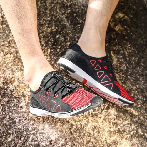 Vista 5 de Vibdiv - Zapatos de agua para hombre, secado rápido, ligeros, para deportes al aire libre