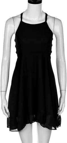 Vista 6 de Bandage Women's Cocktail Dress Backless Sleeveless Mini Party Women's Dress Women Long Dresses Summer