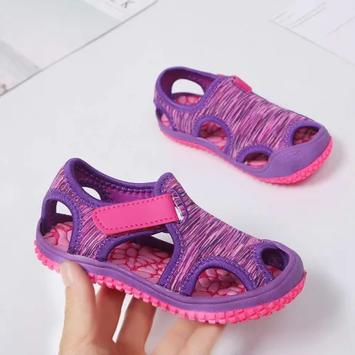 Vista 4 de Niño Lindo Agua Acuática Zapatos NiñosNiñas Sandalias De Playa Ligero Transpirable Verano Deportes Al Aire Libre Cerrado-Toe Zapatos
