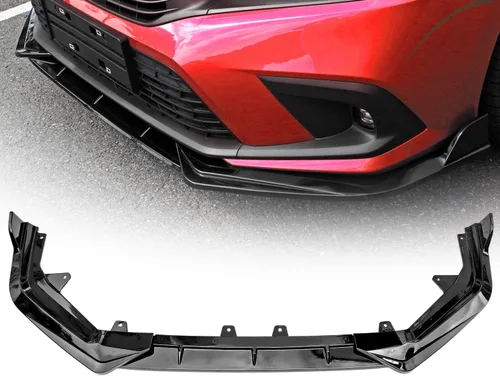 Vista 9 de Archaic Alerón de Labio Delantero Compatible con Civic Sedan/Hatchback de 11ª Generación 2022-2024, Alerón de Labio de Parachoques para FE1 FE2 FE4