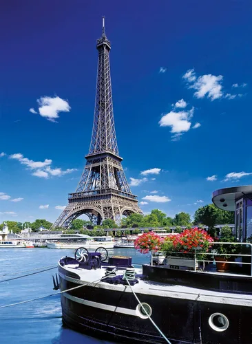 Vista 2 de Clementoni Paseo Romántico por la Torre Eiffel en París - 500 Pc