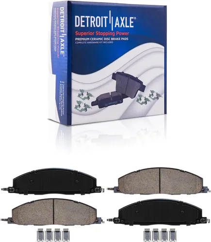 Vista 109 de Detroit Axle - Pastillas de freno para Avalanche Express Suburban Savana Yukon XL 1500 Chevy Tahoe GMC Cadillac Escalade, Pastillas de freno