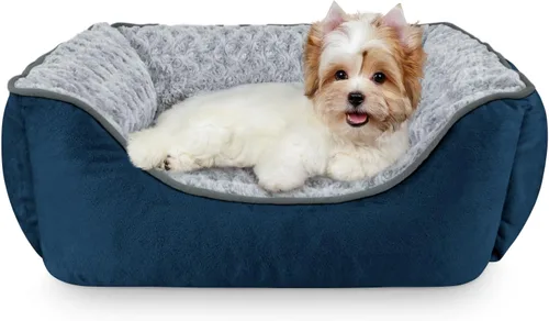 Vista 25 de JOEJOY - Cama rectangular para perros grandes, medianos y pequeños - Cama de sofá ortopédica lavable, suave y transpirable para cachorros
