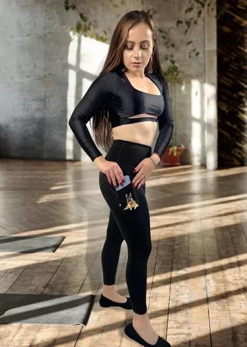 Vista 4 de E&S Pets Leggings de yoga de tiro alto para amantes de las mascotas, pantalones de yoga ligeros y ultrasuaves de 25 pulgadas para mujeres