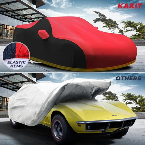 Vista 3 de KAKIT Funda impermeable para automóvil de ajuste personalizado para C3 Stingray 1968-1982, cubierta resistente a los rayos UV a prueba