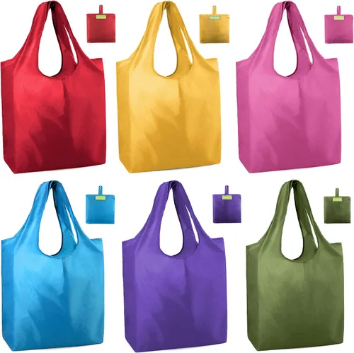 Vista 20 de Bolsas de la compra de animales reutilizables plegables bolsas de comestibles
