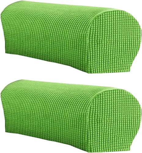 Vista 14 de LINGXIYA Funda de Reposabrazos de Terciopelo Suave y Elástico, Fundas para Reposabrazos de Sillas/Sofas, Fundas para Brazos de Sofá, Protector