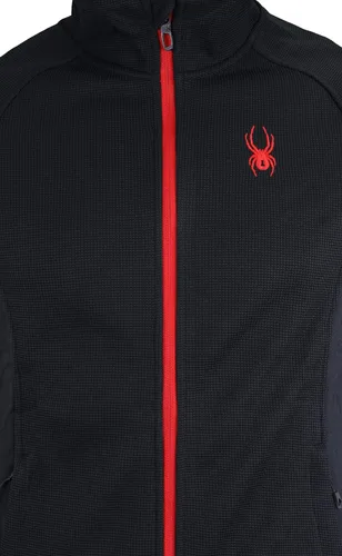 Vista 4 de Spyder Chaqueta con capucha con cremallera completa para hombre, opciones