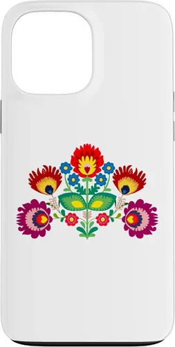 Vista 23 de iPhone 16 Polish Traditional Folk Pattern, Eastern Folklore Case