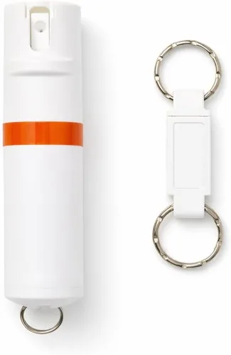 Vista 14 de POM Pepper Spray Keychain, Quick Key Release for Instant Access, Flip Top Safety, Maximum Strength OC Formula with UV Marking Dye, 25 Bursts, 10 ft