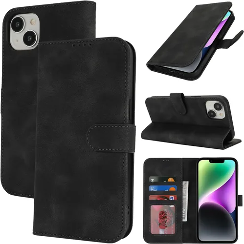 Vista 156 de Funda tipo cartera para iPhone 8 Plus iPhone 7 Plus con tarjetero para iPhone 8 Plus, funda tipo cartera para mujeres y hombres, de piel sintética