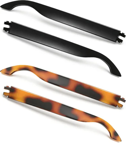 Vista 15 de EZReplace 1 Pair/2 Pairs Replacement Temple Arms for Oakley Holbrook OO9102 OO9244/Holbrook XL OO9417 Sunglasses Negro
