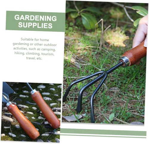 Vista 4 de Mikikit 1set Ergonomic Gardening Hand Trowel Tool High Hardness Spade for Digging Planting and Weeding Multi-Functional Design for Outdoor Gardening