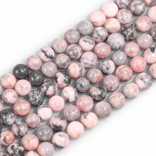 Vista 31 de Cuentas de gemas naturales redondas sueltas para fabricación de joyas DIY, energía de cristal, curación. 1 filamento de 38 cm (Amazonita, 4 mm